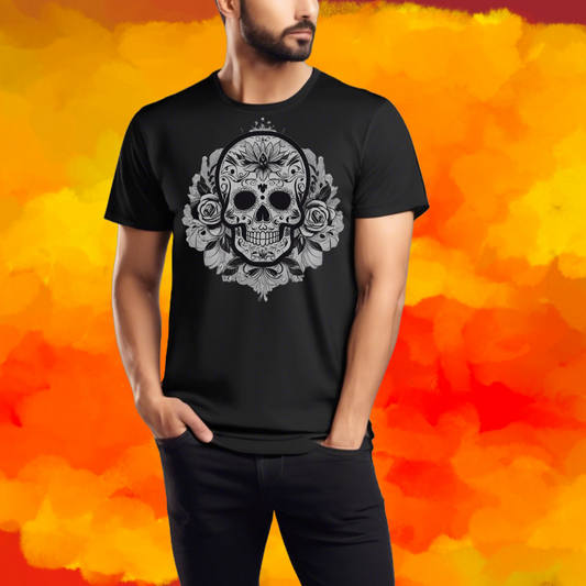 Monochrome Skull | T-Shirt Unisex