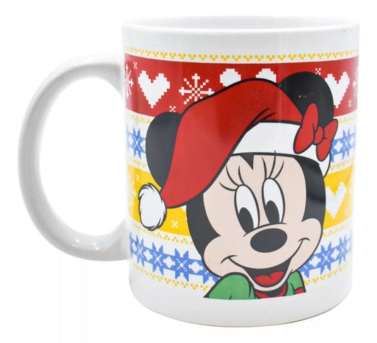 Taza Navideña Cafe Disney Mickey Minnie Navidad