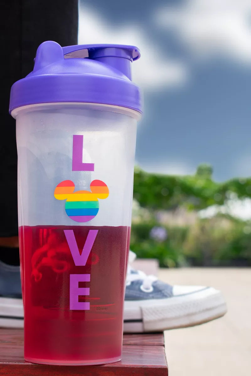 Vaso Shaker Deportivo Colección Disney Pride Orgullo 600ml