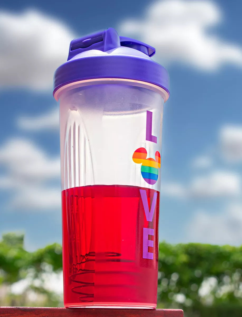 Vaso Shaker Deportivo Colección Disney Pride Orgullo 600ml